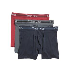CALVIN KLEIN Shoreline 3pk Brushed Micro Boxer Briefs